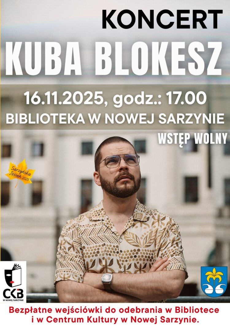 Koncert Kuby Blokesza w Nowej Sarzynie