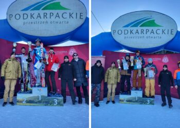 Leżajscy strażacy bezkonkurencyjni na stoku. Zdominowali mistrzostwa województwa