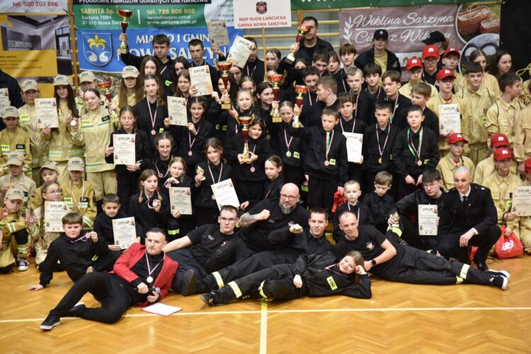 Blisko 250 młodych strażaków walczyło o Puchary 100-lecia OSP Ruda Łańcucka