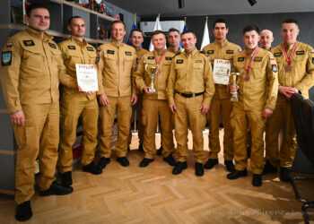 Strażacy z Leżajska na podium Mistrzostw Polski – podziękowania i gratulacje od przełożonych