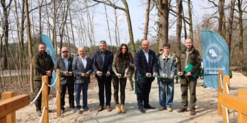 Nowy szlak pieszo-rowerowy w Rezerwacie Las Klasztorny już otwarty