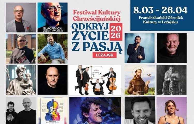Inspirujące spotkania i koncerty – rusza  Festiwal Kultury Chrześcijańskiej