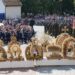 Pielgrzymka Służb Mundurowych Województwa Podkarpackiego oraz Dożynki Powiatowe w Leżajsku